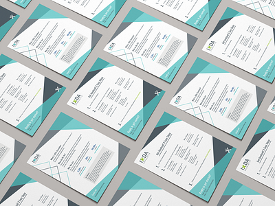 IXDA-Charlotte Flyer charlotte flyer geometric ixda print design the ux icon ux