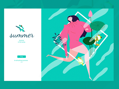 summer app design good illustration ui ux web