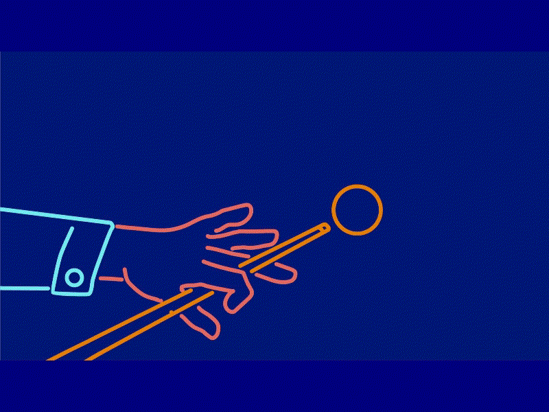 Billiards Cue Stick Hitting Ball Neon Sign 2D Animation 2d animation aiming animation ball billiard billiard sports billiards cue cue sports cue stick cuesports english billiards hand hitting neon neon sign pool snooker sport stick