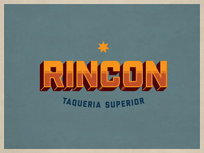 Taqueria Superior food logo mexican mexico taco taqueria vintage