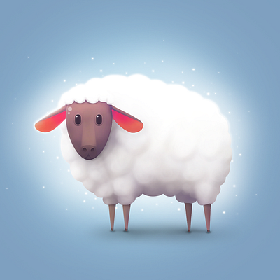 Illustration : Sheep art direction characterdesign children childrens book digitalartwork educational educational illustration freelancer graphicsdesign illustration kindergarten parenting photoshop yaato