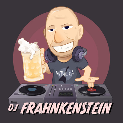 Caricature - DJ illustration