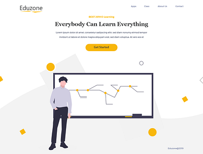 Eduzone Landing Page Design design indonesia designer landing landing design landingpage ui ux web website