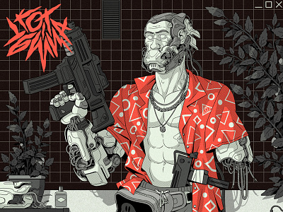 Russian Cyberpunk characterdesign coverart cyberpunk illustration killacat mikkalinin music russiancyberpunk