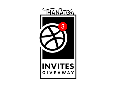 3 Dribbble Invites Giveaway!! brand design branding design digital agency digital art dribbble dribbble best shot dribbble invitation dribbble invite dribbble invites graphic graphic design interaction design logo design motiongraphics rome thanatos digital agency uiux web agency web design