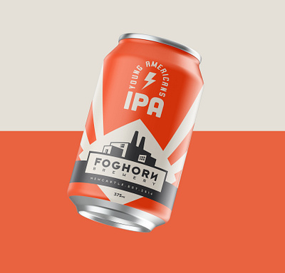 Foghorn Brewery Branding. beer beer can beer label design beer labels branding brewery can can design craft beer ipa logo logo design melbourne package design packaging wiltshire wiltshire creative