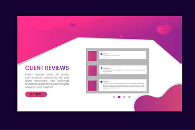 Client Review Page Design ui ui design ui designer uidesign ux designer uxdesign webdesign website website design