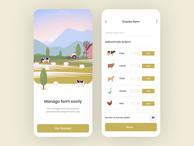 Farm Management Mobile App 2019 trend app app design app designer app designers design illustration ios mobile app sketch typography ui uidesign uiux user interface ux