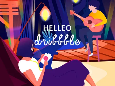 dribbble1 illustration