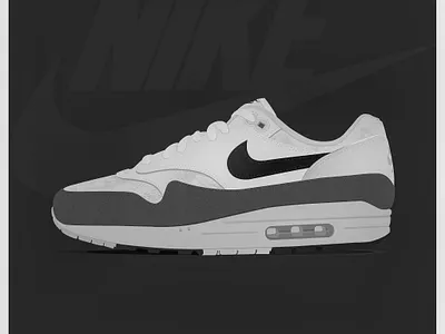 Nike Aix Max 1 airmax airmaxday art branding branding design debutshot design detailed illustration illustrator minimal nike nike air max nike running shoe design sneaker sneakerhead sneakers vector