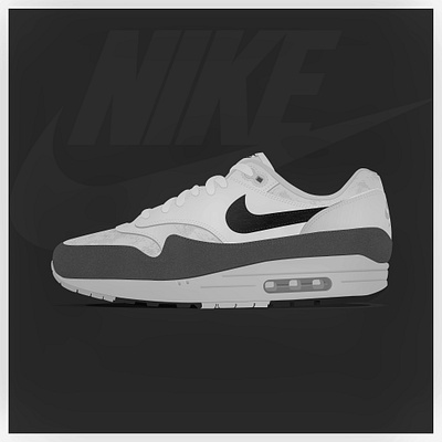 Nike Aix Max 1 airmax airmaxday art branding branding design debutshot design detailed illustration illustrator minimal nike nike air max nike running shoe design sneaker sneakerhead sneakers vector