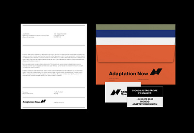 Adaptation Now Print Collateral collateral envelope letterheads print