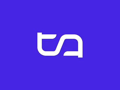TS Logo icon letter s letter t letters logo minimalist purple typhography