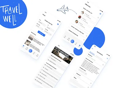 TravelWell - Corporate Travel App bangalore concept design designer figma travel ui uiux ux design vector