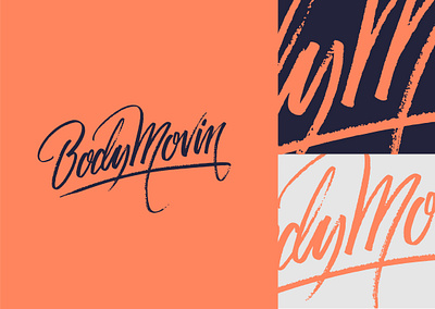 BodyMovin calligraphy font letter lettering