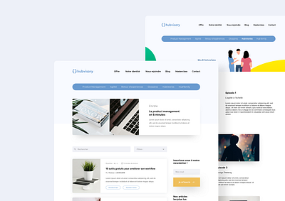 Blog Hubvisory branding color design illustration minimalism minimalist ui user ux website