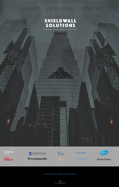 shieldwall_top figma webdesign website
