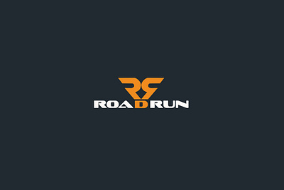 Road Run logo With RR branding design logo logo design minimalist logo