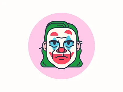 Put on a happy face batman character illustration dc comics joker