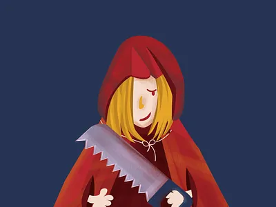 Le petit chaperon rouge - Little red riding hood branding design direction artistique graphics illustration logo print print design typography vector