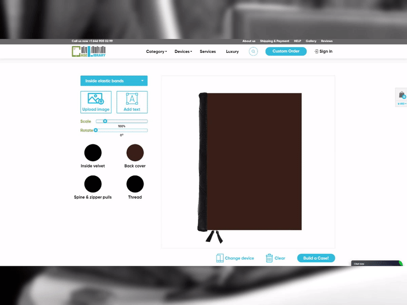 Book Cover Online Case Builder for Case Library animation book book cover book design books builder business case cover cover design covers device ecommerce lord of the rings online shop store video web service webdesign website