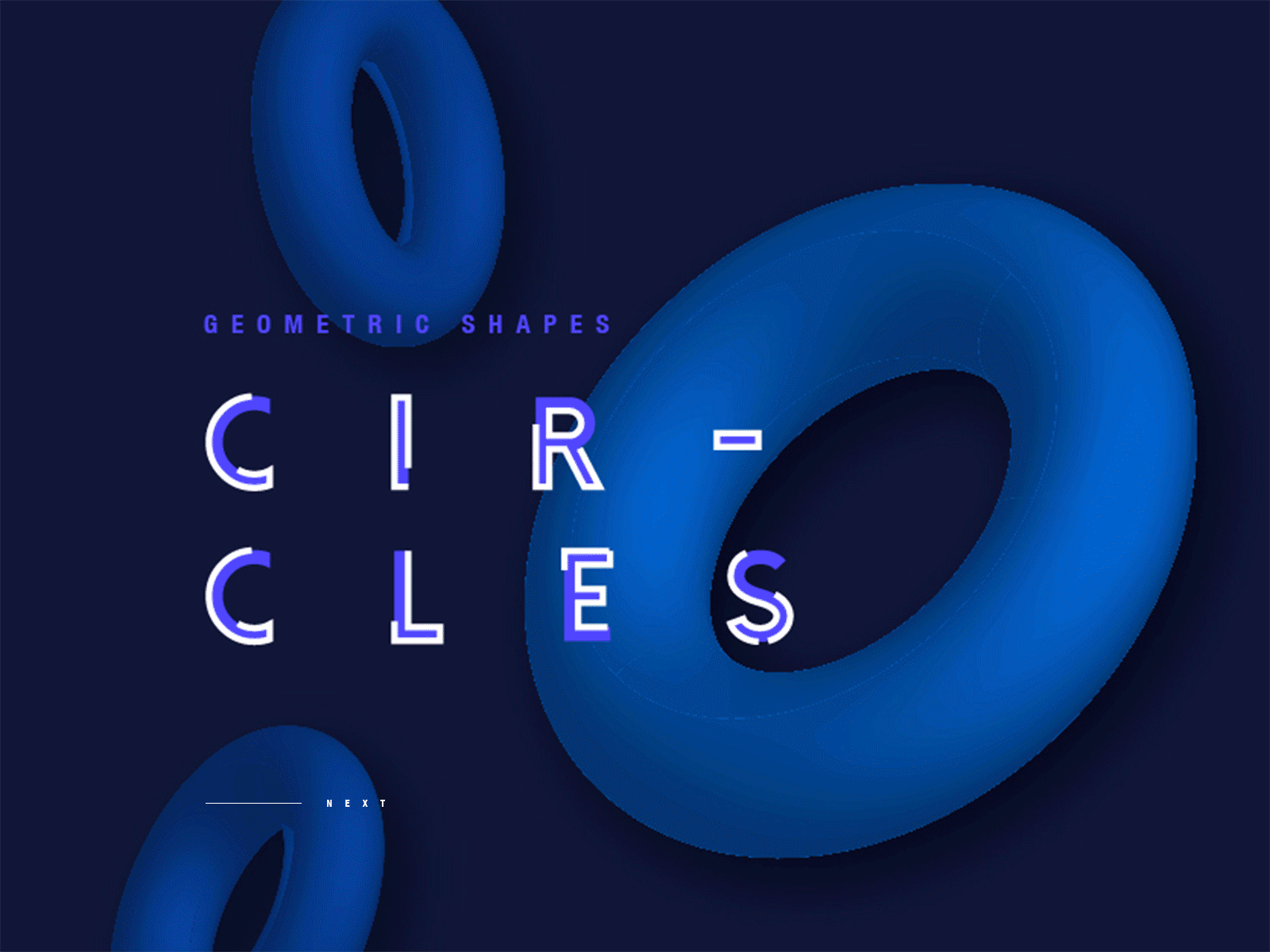 Circles 3d circles colour dailyui design designs geometric shapes line shapes webdesign