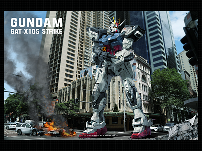 GUNDAM GAT X150 STRIKE diorama figure gundam 건담 건담 스트라이크 디오라마 스트라이크 건담 피규어 합성