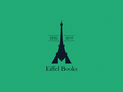 Eiffel Books brand design brand identity branding design illustration illustrator logo logo design logobranding vector