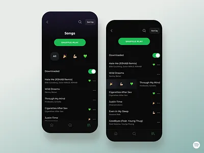 Spotify Redesign [Part 2] ai app appdesign application appredesign branding design designchallenge illustration music musicapp redesign spotify spotifyredesign startup ui ux uxdesign uxdesigner webdesign