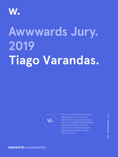 Awwwards Jury 2019 amsterdam artificial intelligence awwwards blockchain design designsystem digitalproductdesign productdesign ui ux uxboutique