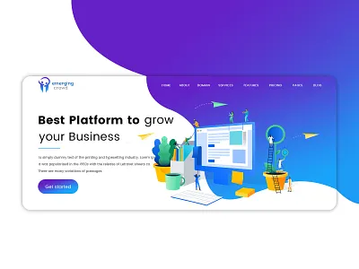 B2B Website Design Header b2b b2b business business design designs ui uiux web web design webdesign website website design websites