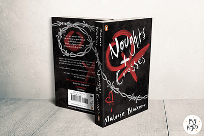 'Noughts and Crosses' Book Cover Redesign book cover book cover design book covers book design book illustration childrens book concepts cover art cover design design illustration illustrator noughts and crosses penguin books typography