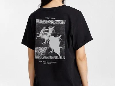 Limited T-shirt digital art digital collage fashion fashion design graphic design illustraion print print design