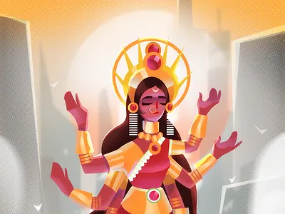 Pujo art character characterdesign concept design doodle flat illustration