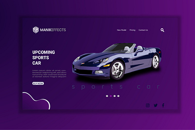 CAR WEB DESIGN TEMPLATE artwork design ui ui design ux ux design webdesign website website design