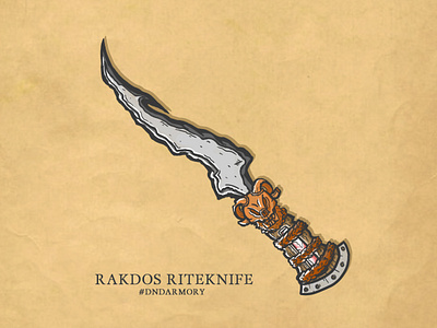 D&D Armory 002 - Rakdos Riteknife character design dnd dndarmory dungeons and dragons illustration