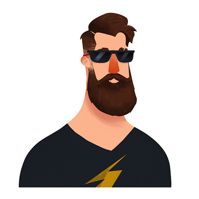 Hipster Life art character illustration vector wacom