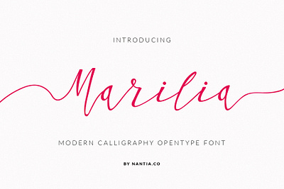 Greek Script Font Modern Calligraphy Marilia brushed font greek font handwritten font nantiaco fonts