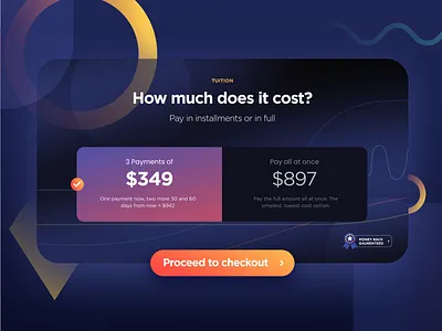Price Options checkout elements illustrator price process selector toggle toggle switch ui uiux website website builder