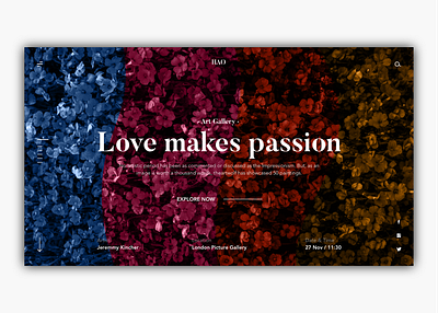 Art / Seasons art clean clean design clean ui design dribbble flowers gallery landing page landingpage love onepage ui ux web welcome welcome shot