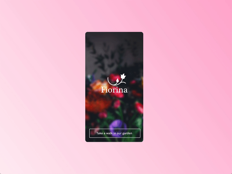 Flower Delivery E-commerce | Application Design animation application application design botany design ecommerce app florist flower interface microinteraction online shopping romance ui