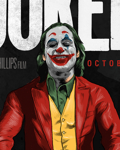 Joker- Alternative Movie Poster (Digital Art) character character animation characters comic art comic book dc comics dccomics film film poster films graphic graphic design graphics joker movie movie art movie poster movies rahul jha the commas