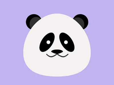 Panda adobe xd figurative illustrator minimal minimalism panda photoshop shapes