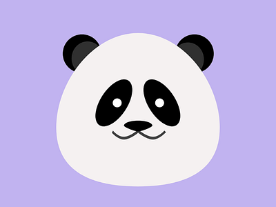 Panda adobe xd figurative illustrator minimal minimalism panda photoshop shapes