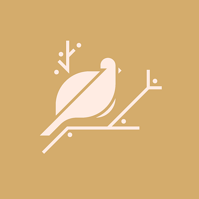 Bird Illustration - Sparrow bird branding design details flat icon illustration logo pattern vector