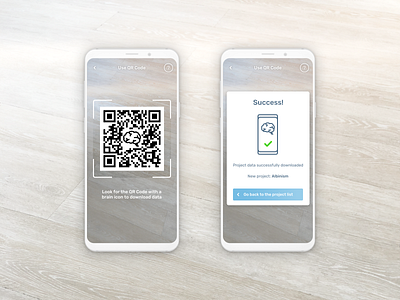 Daily Ui 016 PopUp Overlay 016 app dailyui mobile overlay popup qrcode