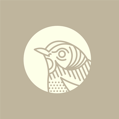 Bird Illustration - Veery bird branding design details flat icon illustration logo pattern vector