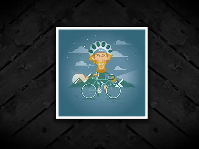 Look Mum No Car illustration vector vegan