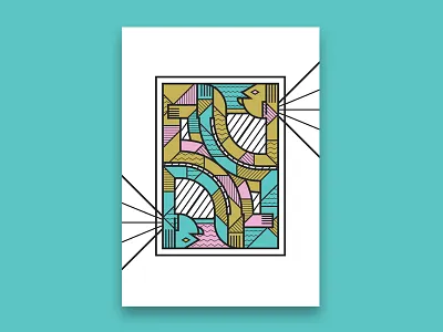 Gemini print design graphic design illustration poster design print print design vector