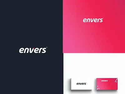 envers logo typography